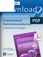 Stationenarbeit - Nationalsozialismus