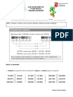 Guía 5° Orden y Comparación de Números