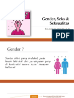 Gender, Seks & Seksualitas: Nur Amilatu Jubaidah, S. Si