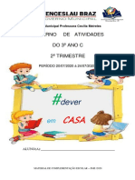 11º Caderno de Atividades 3º Ano Pronto