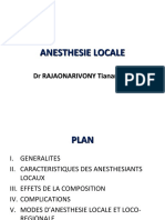 Anesthesie Locale