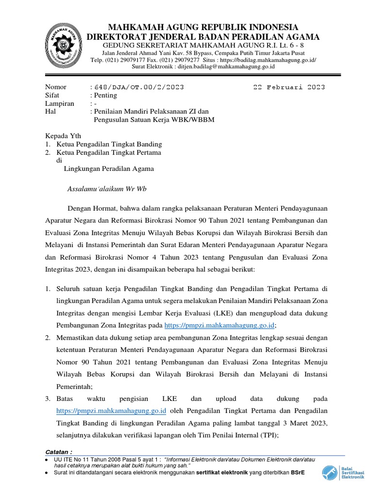 Penilaian Mandiri Pelaksanaan Zi Sign Pdf