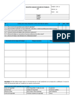 Registro Analisis Seguro de Trabajo - AST: Formato: DPR - 01 Fecha 2022