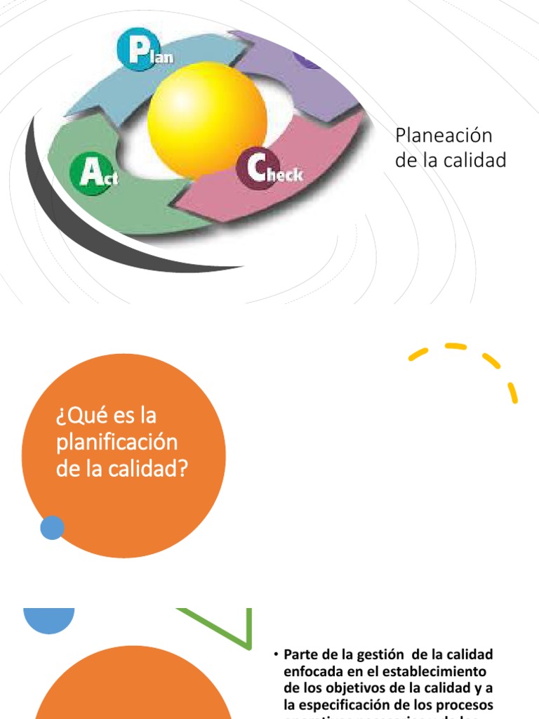 Planeación de La Calidad | PDF | Planificación | Calidad (comercial)