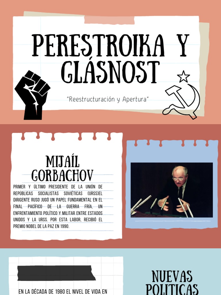 Perestroika y Glasnost: Reformas de Gorbachev | PDF | Política | Viajes ...