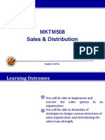MKTM508 Sales & Distribution: Rajeev Gupta