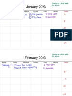 Printable Calendar For UPSC 2024