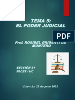 Tema 5 Poder Judicial