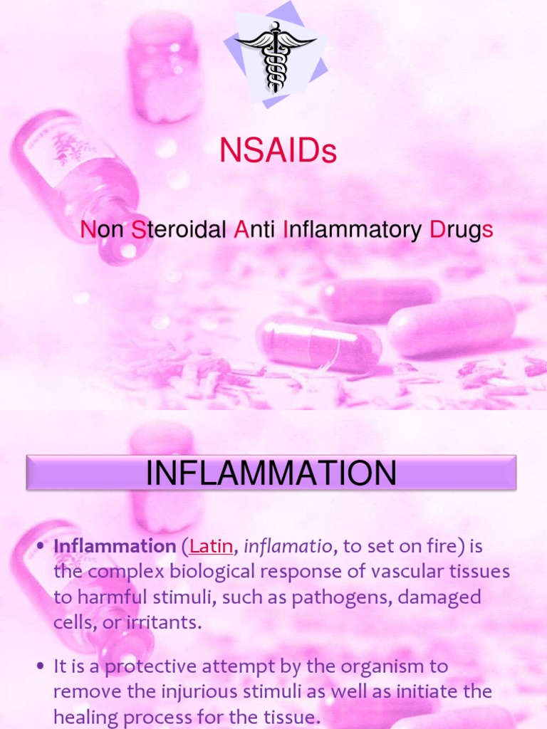 NSAID Classification and Actions | PDF | Nonsteroidal Anti Inflammatory ...