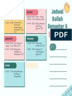 Jadwal Kuliah Semester 4