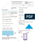 Guia Evaluativa Operaciones Con Radicales - Diego Fernando Paladinez