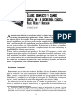 Duek Clases, Conflicto y Cambio Social en La Sociología Clásica - Capitulo