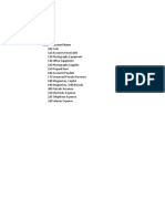 Jackielyn Magpantay Chart of Accounts