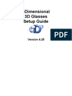 Edimensional 3D Glasses Setup Guide