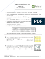 Canguro Matem ATICO 2022 Quinto de Primaria