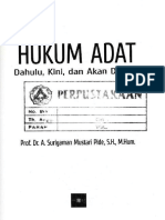 Hukum Adat Dahulu, Kini, Dan Akan Datang