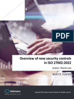 Overview of New Security Controls in ISO 27002 EN