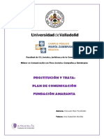 Plan de Comunicación sobre Prostitución y Trata