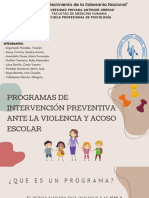 SEM 10 - Programas de Intervención Preventiva Ante La Violencia y Acoso Escolar