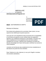Ouattara Abdoulaye: Abidjan, Le Mercredi 08 Mars 2023