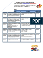 3°a - Plan de Evaluacion Lenguaje Primer Semestre 2023