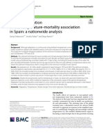 Temporal Variation of The Temperature-Mortality Association in Spain: A Nationwide Analysis