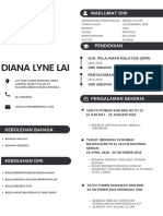 Diana Lyne Lai: Maklumat Diri