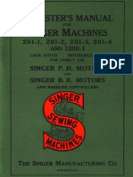 Singer 201 Adjusters Manual PDF
