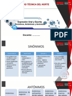 Integrado 4 - Unidad 3 - Sinónimos, Antónimos y Acrónicos.