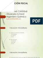 Valuación Fiscal: Joan José Cristóbal Alvarado Scheel Ingeniero Químico