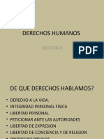 Derechos Humanos: Seccion A