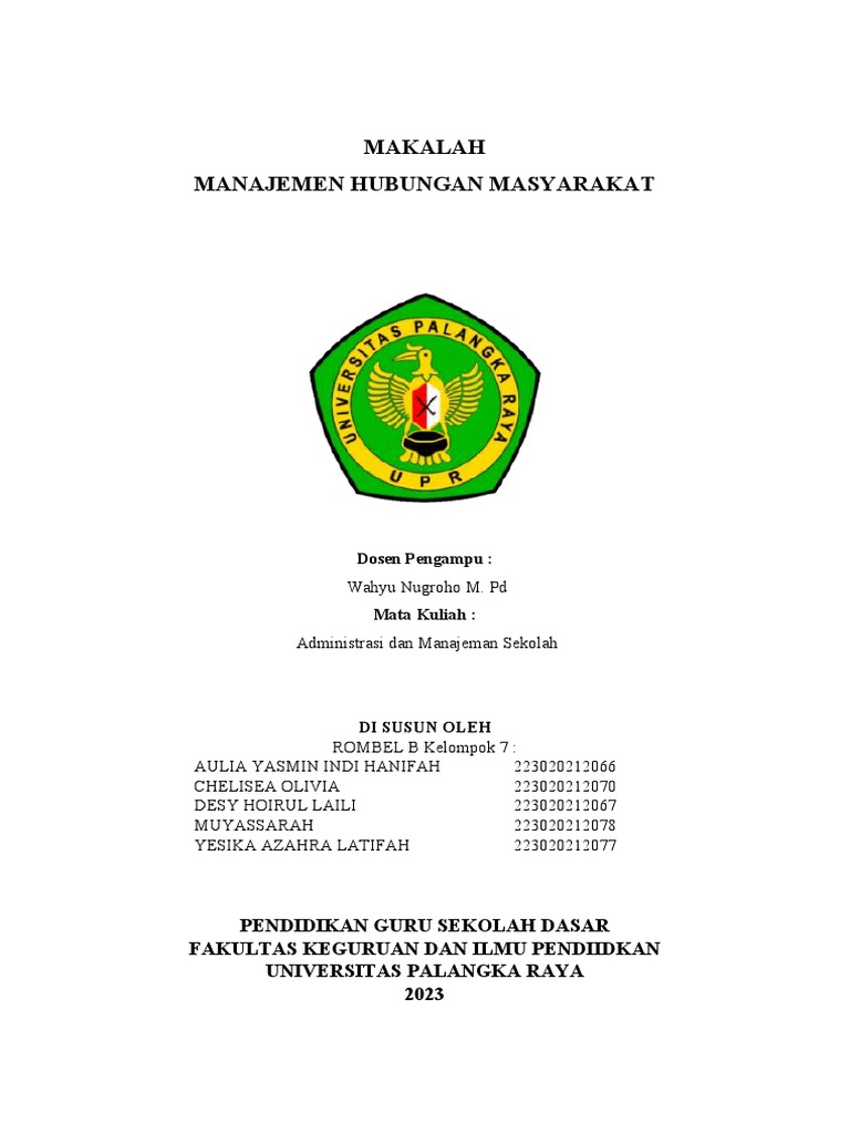 Makalah Manajemen Humas | PDF