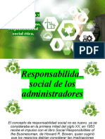 Administración y Sociedad: Ambiente Externo, Responsabilidad Social Ética