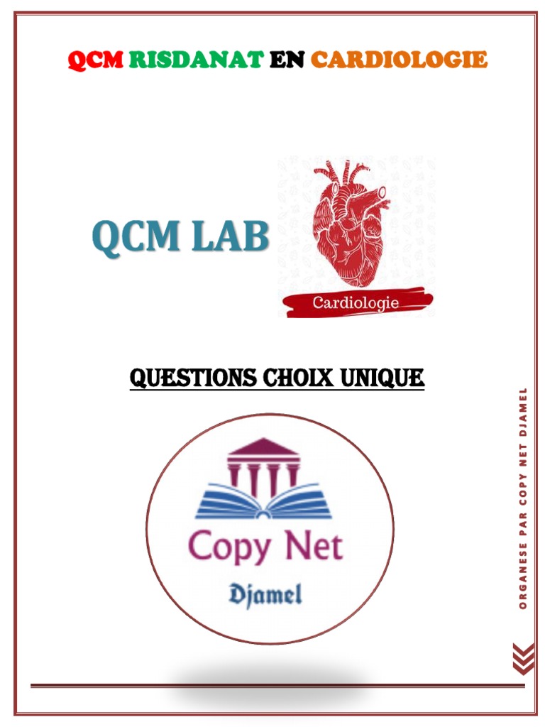 QCM en Cardiologie : Questions et Corrigés | PDF | Insuffisance ...