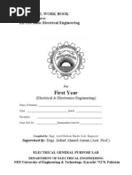 Download Basic Electrical Engineering Lab Manual by dinuarslan SN63714438 doc pdf