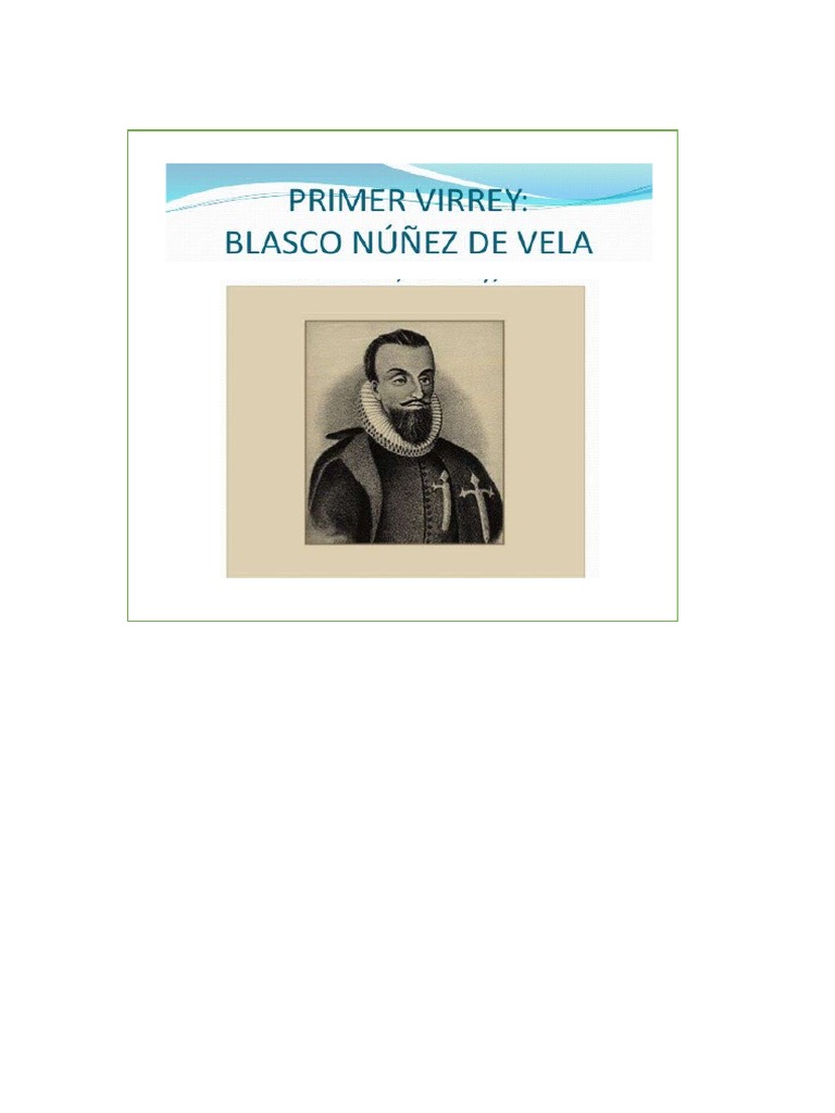Blasco Nuñez de Vela PDF