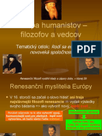 Európa Humanistov - Filozofov A Vedcov