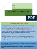 Types of Financial Statements