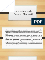 Características Del Derecho Mercantil