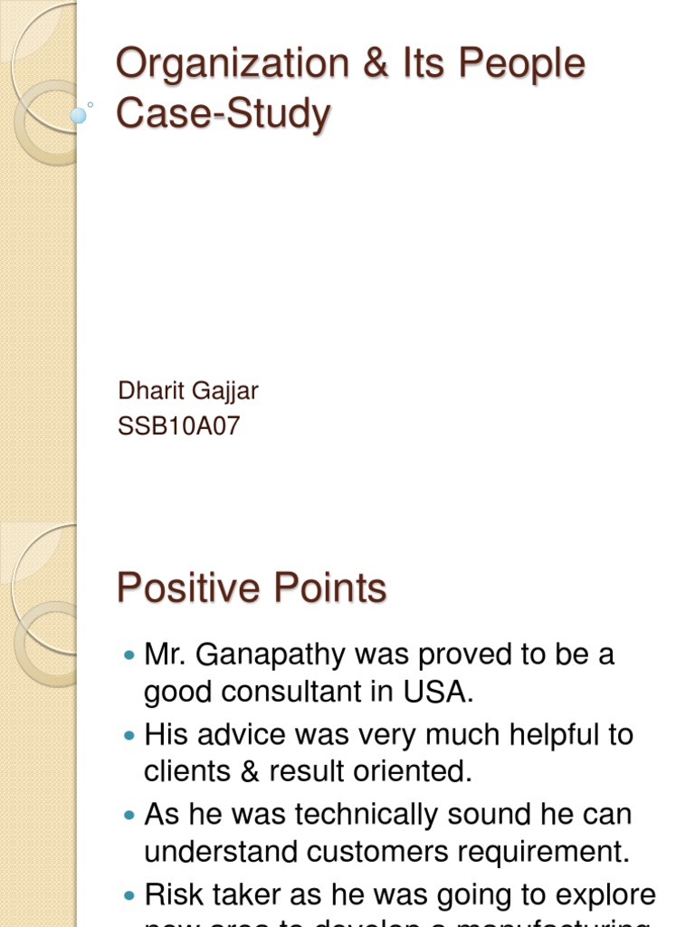Case Study: Organizational Challenges & Solutions | PDF