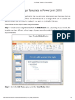 Save Design Template in Powerpoint 2010