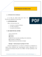 Iv Les Techniques de Redaction