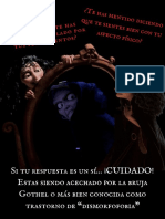 Poster Ejercicio de La Bruja