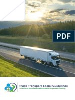 Truck Transport Social Guidelines: An Initiative of The Collaborative Platform Responsible Trucking