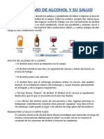 El Consumo de Alcohol Y Su Salud