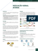 Classificação da Matéria e Energia