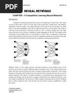 Competitive Learning Neural Networks