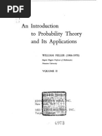 An Introduction To Probability Theory and Its Applications. Vol. 2. 2nd. Ed. W. Feller