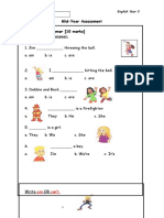 Midyear English Year 3