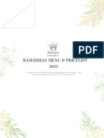 Ramadhan Pricelist Akasya Catering 2023